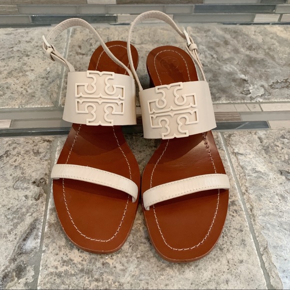 ♥️Tory Burch Logo Slingback Sandal - Picture 2 of 5